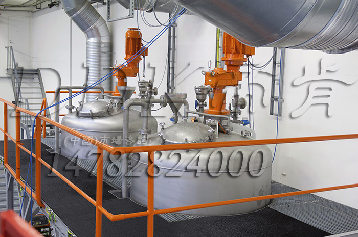 鋼結(jié)構(gòu)平臺(tái)地面防滑防噪音地毯樣板圖片,帝肯(DDK)_S350_9979（車間過道地面材料）效果圖,防滑毯